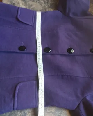 Chaqueta abrigo Morada FRK Talla L capotto