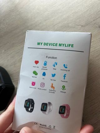 Reloj inteligente negro no lo he usado nunca