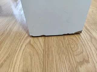 Mesa de centro elevable madera y blanca