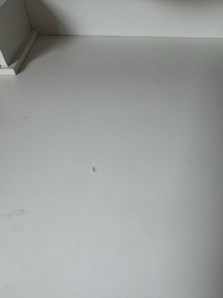 Tocador blanco con espejo