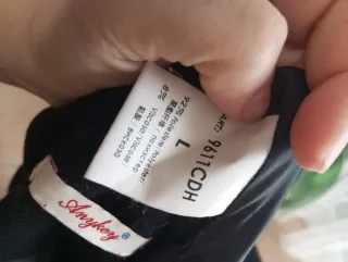 Cappotto nero con cintura