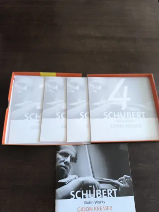 Schubert Violin Works Gidon Kremer 4 CD