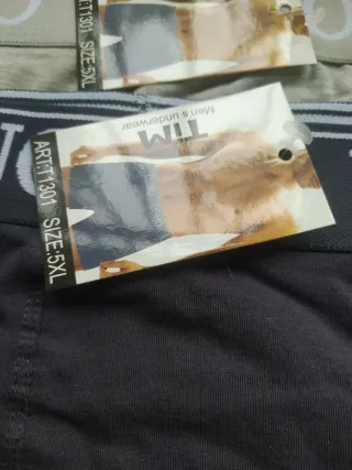 3 Calzoncillos Uomo Antirrozaduras 5XL