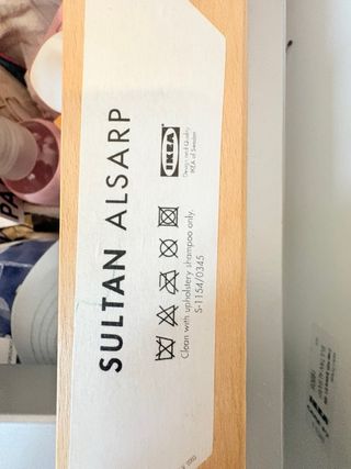 Canapé de madera y metal modelo sultan alsarp