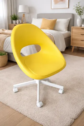 Silla de escritorio Ikea amarilla