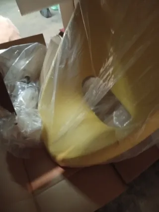 Silla de escritorio Ikea amarilla