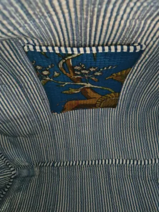 Bolso Macuto de asas hombro. 100% Algodón Acolchad