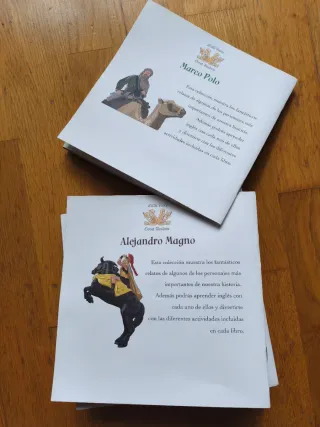 12 Libros y CDs personajes históricos