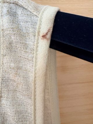 Camiseta tirantes algodón Promod beige