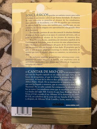 EL CANTAR DE MIO CID (adaptación para estudiant...