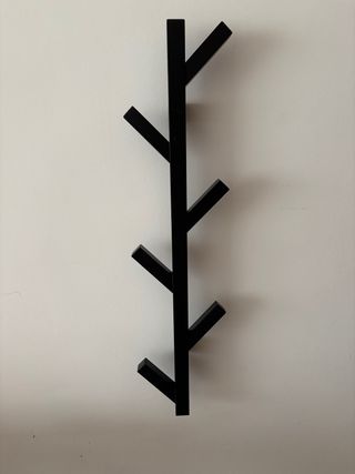 Perchero de pared Ikea negro