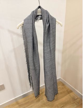 Set 2 sciarpe invernali vintage bordeaux e grigio