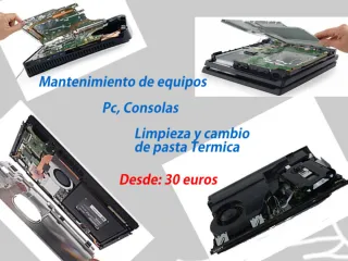 Mantenimiento de Pc y consolas