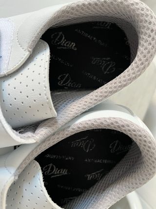 Zapato Dian Blanco Cierre Velcro Talla 37