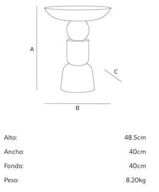 Zara Home mesa auxiliar madera