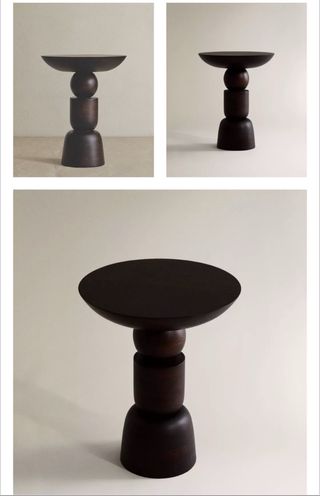 Zara Home mesa auxiliar madera