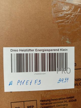 Dreo Calefactor eléctrico 1500W