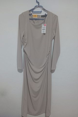 Vestido Lefties Beige Talla XL