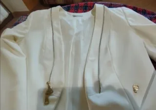 Completo elegante donna bianco