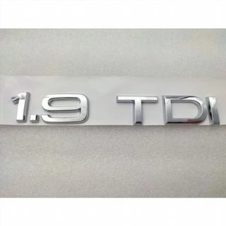 Emblema Logo AUDI 1.9 TDI plata
