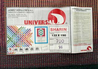 ALFOMBRA Tejido Heat Set 133x190cm - MADRID