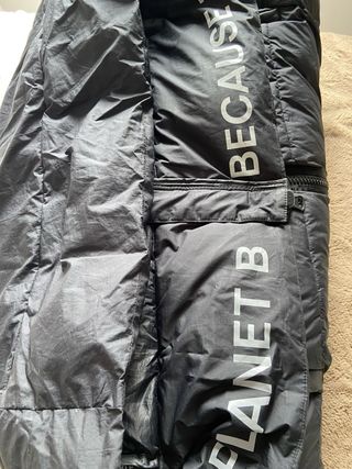 Abrigo de pluma Ecoalf Hombre XL Negro