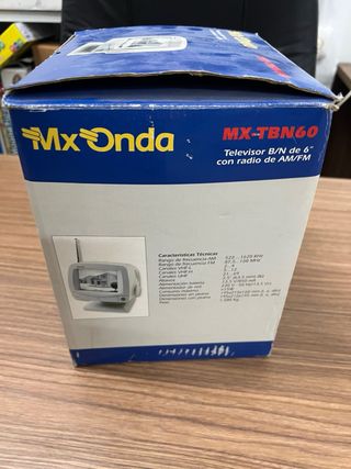 Televisor MX Onda MX-TBN60 6 B/N con Radio