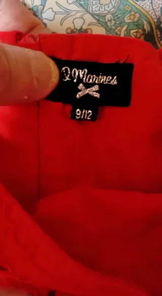 Vestitino bimba Original Marines 9/12 mesi