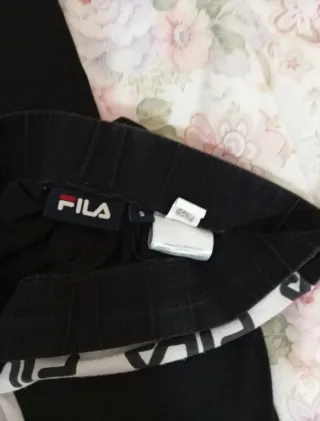 Leggings Fila negros con logo