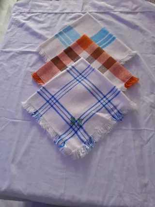 Servilletas de hilo a cuadros