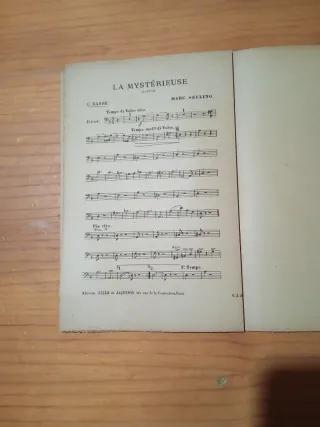 Partitura Antigua La Mystérieuse 1919