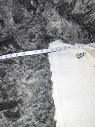 Pelliccia donna grigia taglia 46/48