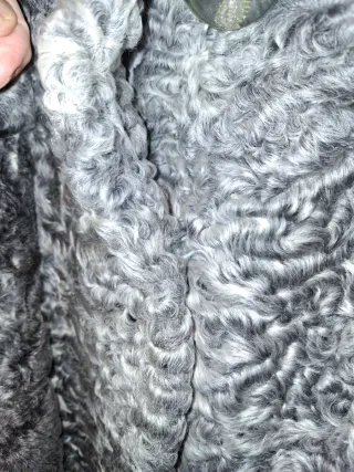 Pelliccia donna grigia taglia 46/48