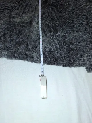 Pelliccia donna grigia taglia 46/48