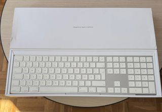 Teclado Inalámbrico Apple Plata/Blanco