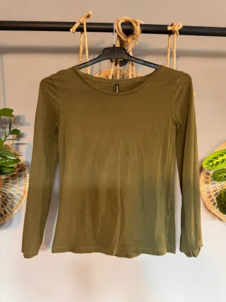 Camisa manga larga Stradivarius verde L
