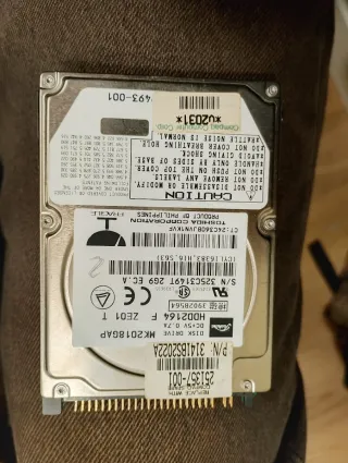 Disco Duro Toshiba MK2018GAP 20GB