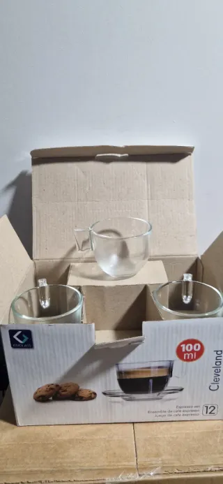 Conjunto 6 chávenas e pires