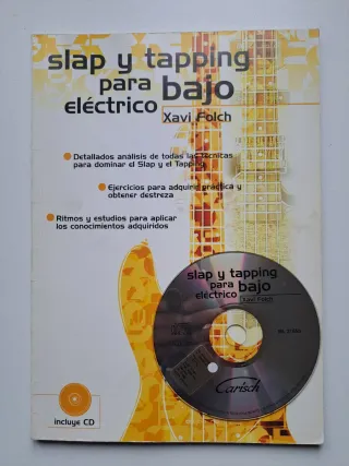 Libro Slap y Tapping Bajo Eléctrico + CD