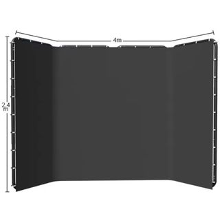 Marco exposición teatro fotografía 4m negro