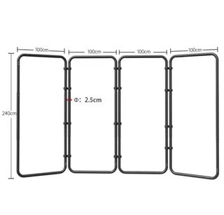 Marco exposición teatro fotografía 4m negro