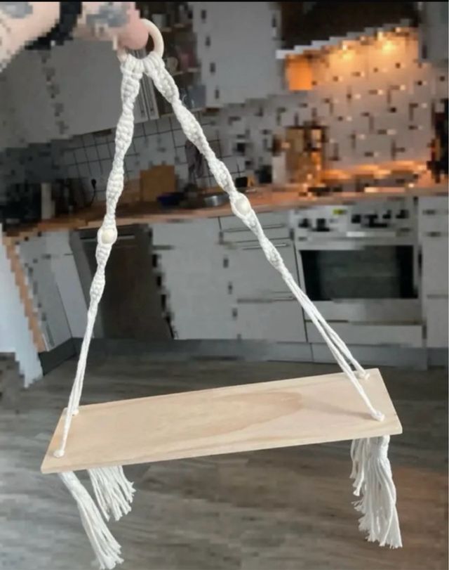 Estantería Colgante Decorativa Madera Nueva