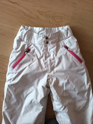 Pantalón de esquí blanco para niño/a