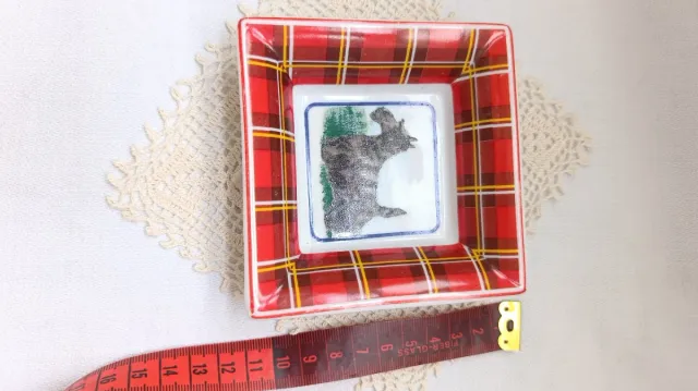 Cenicero Vintage Perro Scottish Terrier