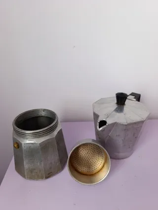 Cafetera Italiana 6 Tazas + 2 Vasos