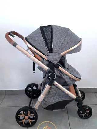 Carrito Bebé 2 en 1 Gris Nuevo