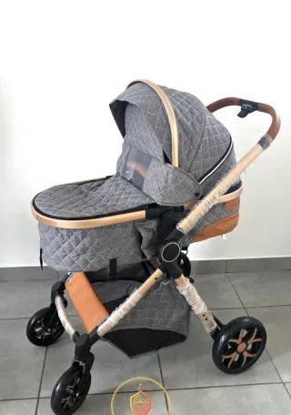 Carrito Bebé 2 en 1 Gris Nuevo