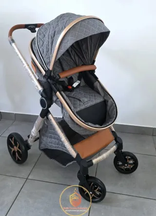Carrito Bebé 2 en 1 Gris Nuevo