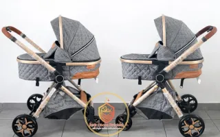 Carrito Bebé 2 en 1 Gris Nuevo