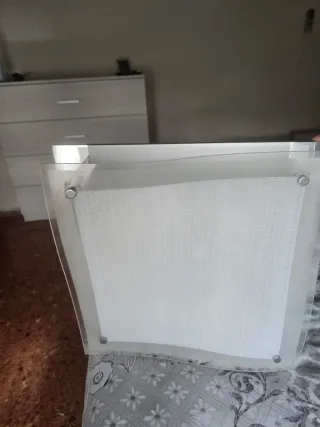 Plafón grande cristal comedor